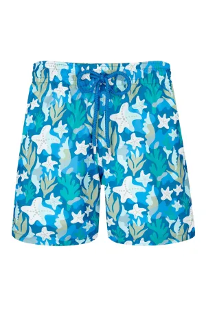 VILEBREQUIN Men Swim Shorts Ultra-Light and Packable Camo Seaweed