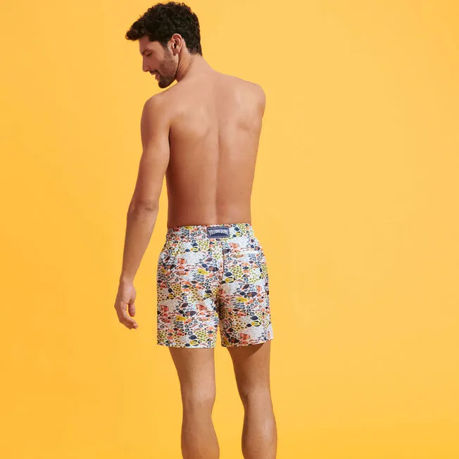 VILEBREQUIN Men Swim Shorts Ultra-light and Packable Fish Family