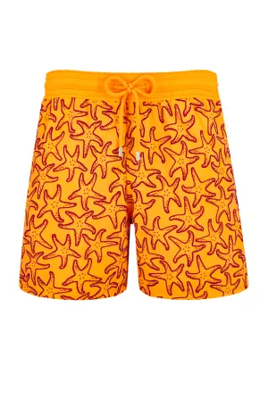 VILEBREQUIN Men Swim Trunks Flocked Starlettes