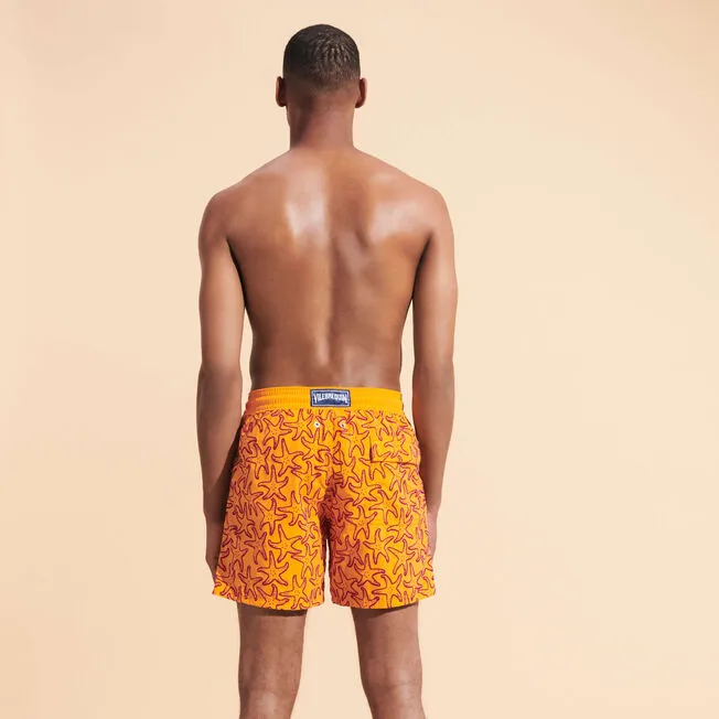 VILEBREQUIN Men Swim Trunks Flocked Starlettes