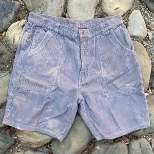 Vintage 1980s GREY Longrider Ocean Pacific Corduroy Shorts