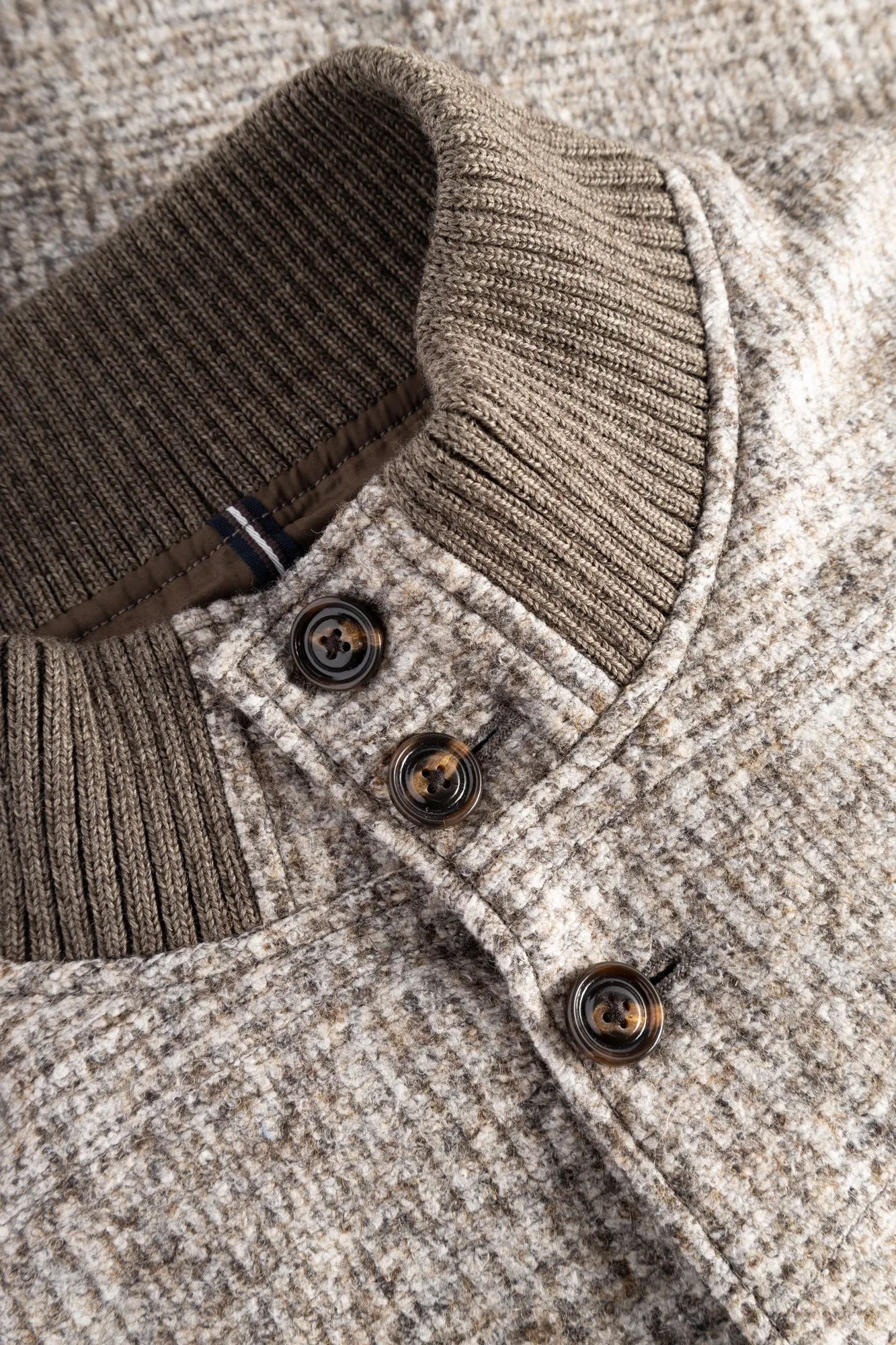 Wermut Waistcoat in Olive Glen Check