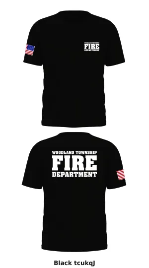 Woodland Township Fire Department  Store 1 Core Men's SS Performance Tee - tcukqJ