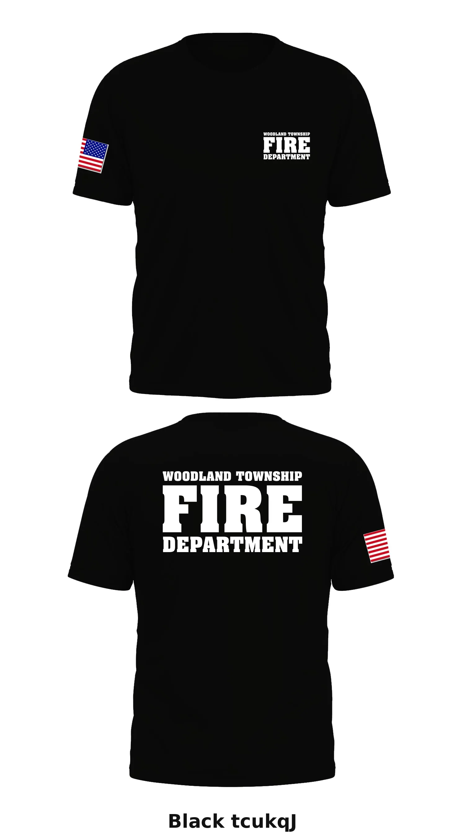 Woodland Township Fire Department  Store 1 Core Men's SS Performance Tee - tcukqJ