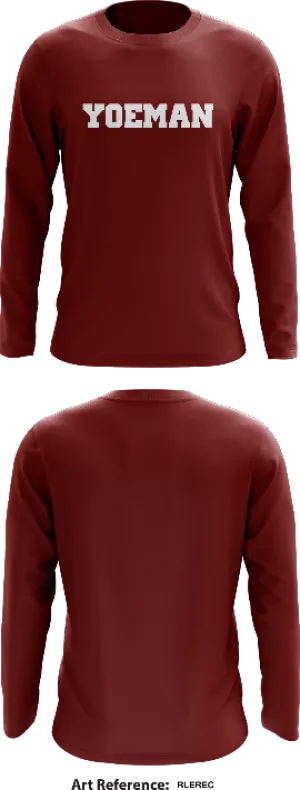 Yoeman -RLeREc Core Men's LS Performance Tee - 0