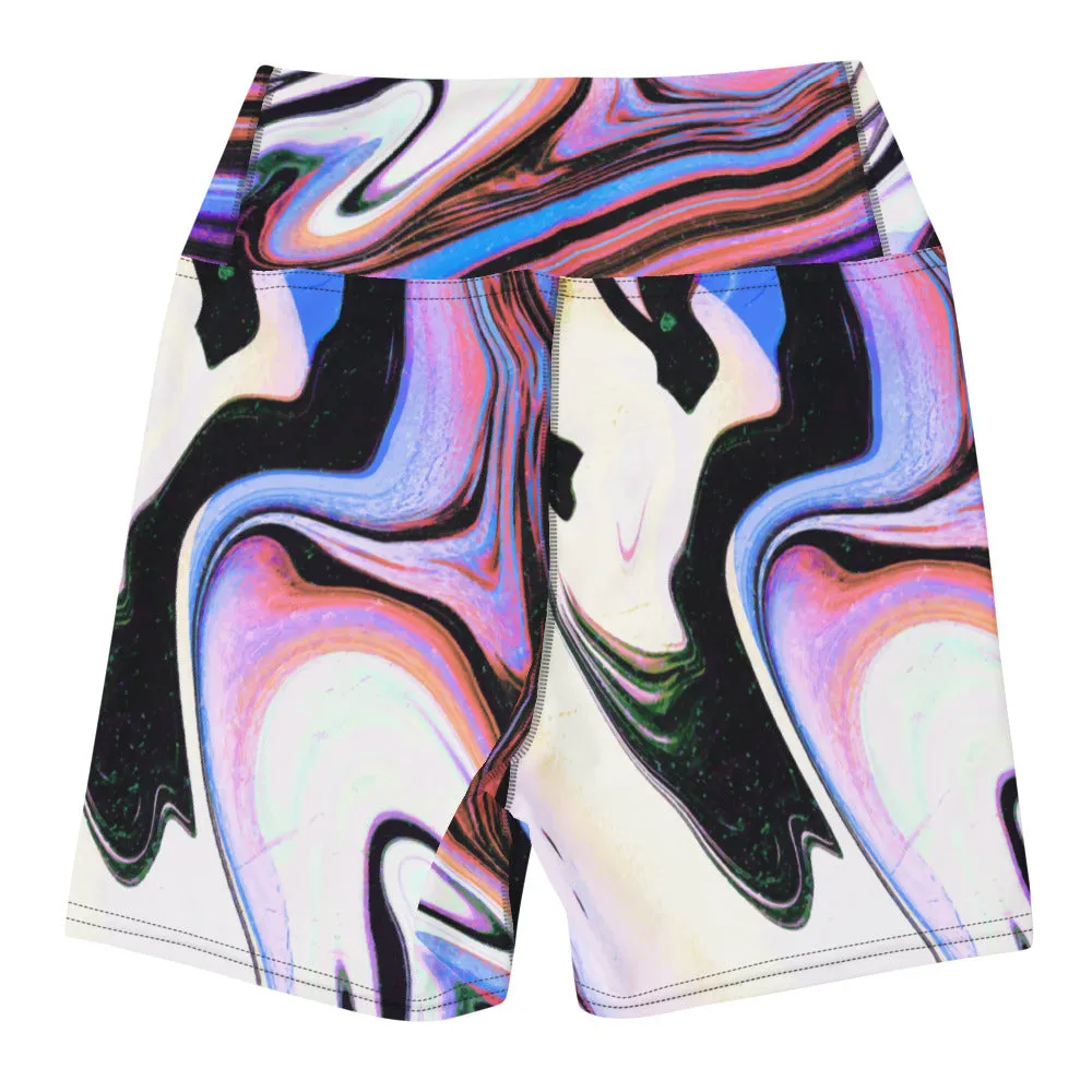 Zuri MaruMaru Print Soft Buttery High Waisted Biker Shorts