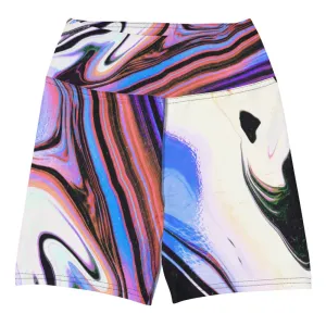Zuri MaruMaru Print Soft Buttery High Waisted Biker Shorts